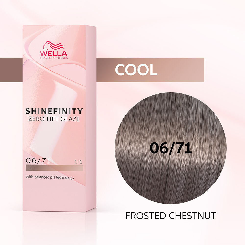 Wella Shinefinity Frosted Chestnut 06/71 Biondo Scuro Sabbia Cenere 60ml