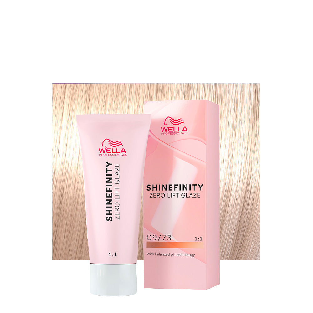 WWella Shinefinity Caramel Milk 09/73 Biondo chiarissimo Sabbia Dorato 60ml