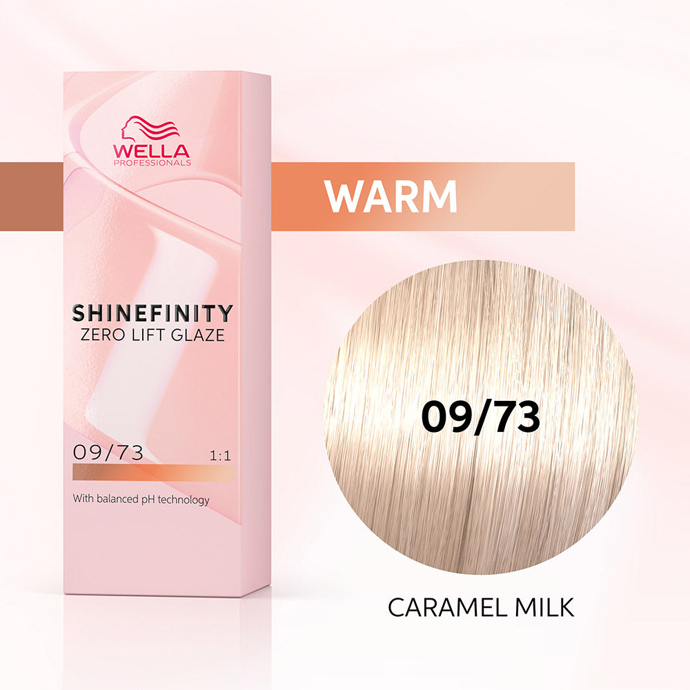 WWella Shinefinity Caramel Milk 09/73 Biondo chiarissimo Sabbia Dorato 60ml