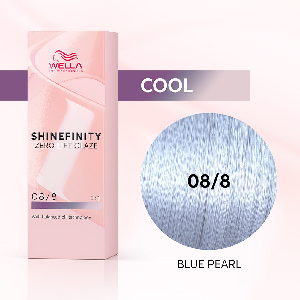 Wella Shinefinity Blue Pearl 08/8 Biondo Chiaro Perla 60ml