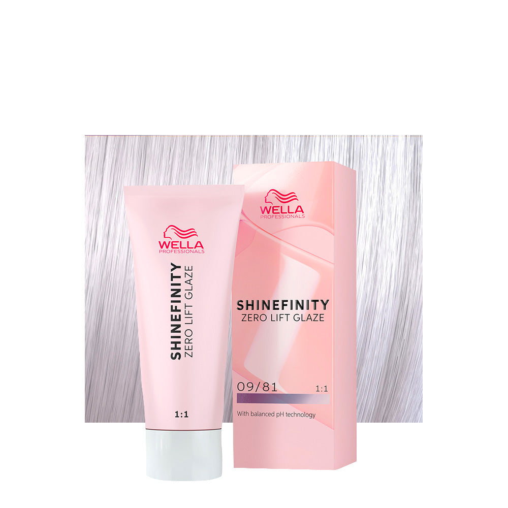 Wella Shinefinity Platinum Opal 09/81 Biondo Chiarissimo Perla Cenere 60ml