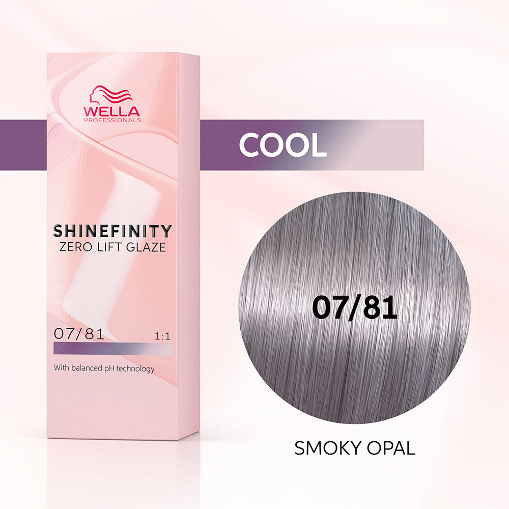 Wella Shinefinity Smoky Opal 07/81 Biondo Medio Perla Cenere 60ml