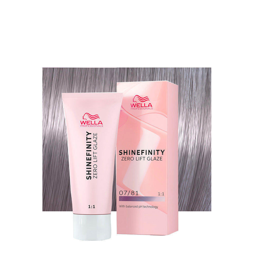 Wella Shinefinity Smoky Opal 07/81 Biondo Medio Perla Cenere 60ml