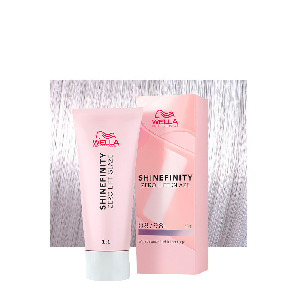 Wella Shinefinity Silver Pearl 08/98 Biondo Chiaro Cendrè Perla 60ml