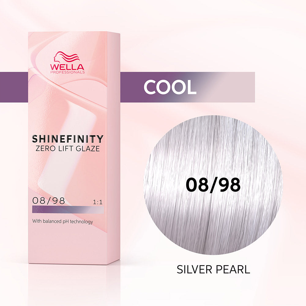 Wella Shinefinity Silver Pearl 08/98 Biondo Chiaro Cendrè Perla 60ml