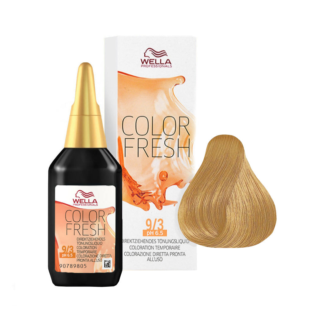 Wella Color Fresh 9/3 Biondo Chiarissimo Dorato 75ml