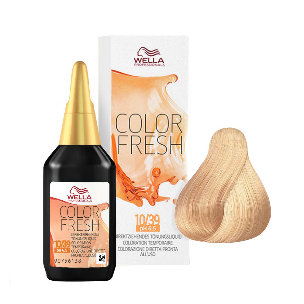 Wella Color Fresh 10/39 Biondo Platino Cendrè 75ml