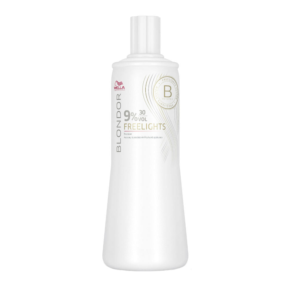 Wella Blondor Freelights Developer 9% 30vol 1000ml - lozione ossidante