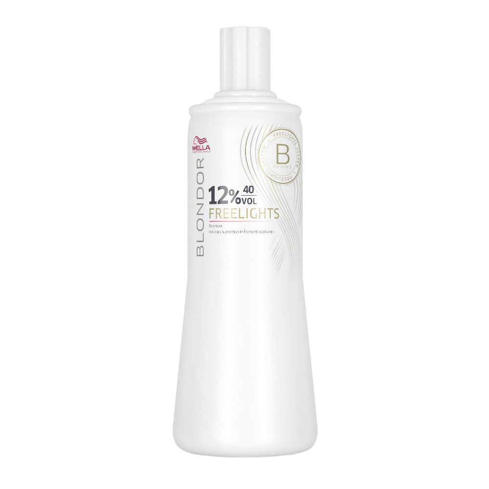 Wella Blondor Freelights Developer 12% 40vol 1000ml - lozione ossidante