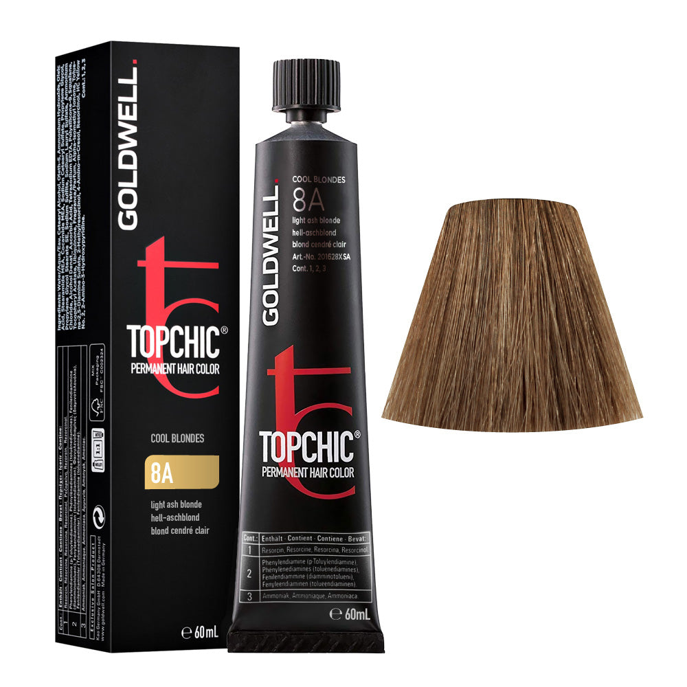 8A Biondo chiaro cenere Goldwell Topchic Cool blondes tb 60ml