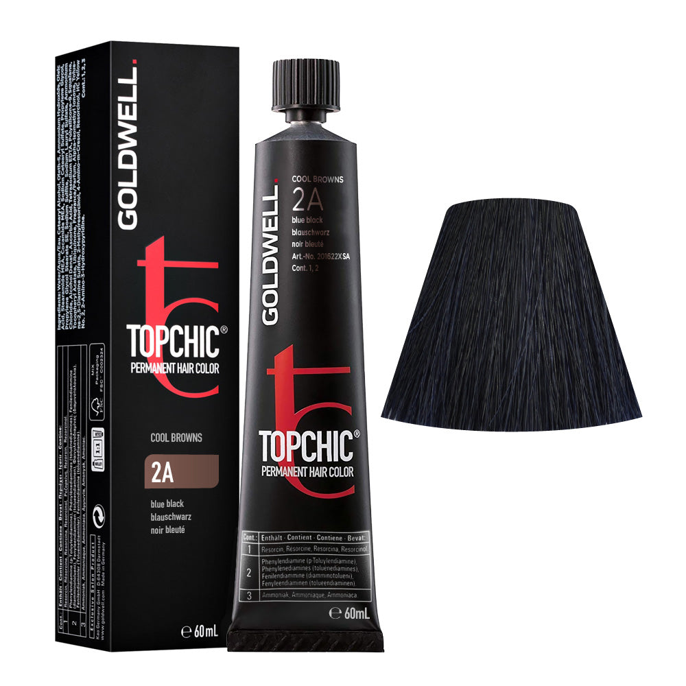 2A Nero blu Goldwell Topchic Cool browns tb 60ml
