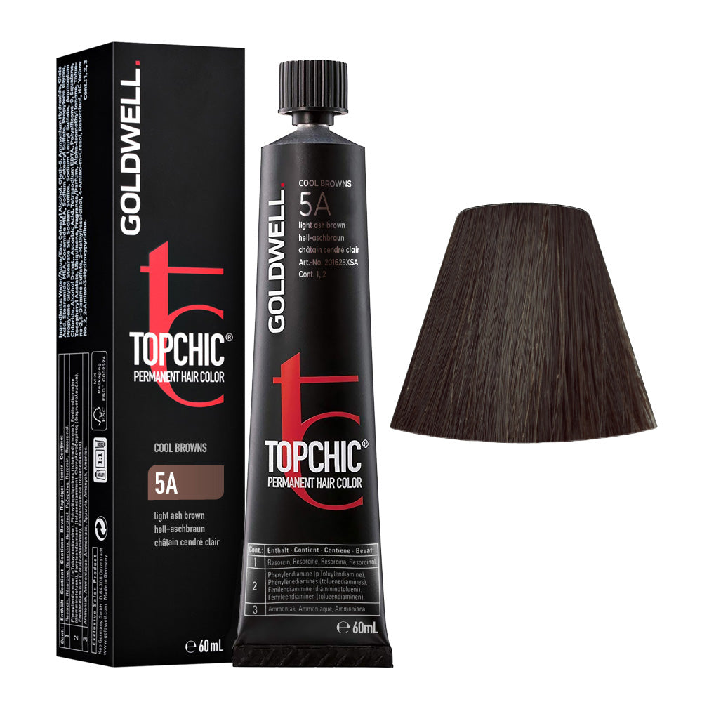 5A Castano chiaro cenere Goldwell Topchic Cool browns tb 60ml