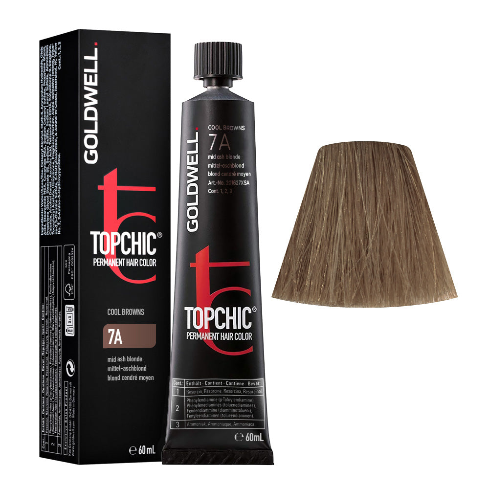 7A Biondo medio cenere Goldwell Topchic Cool browns tb 60ml