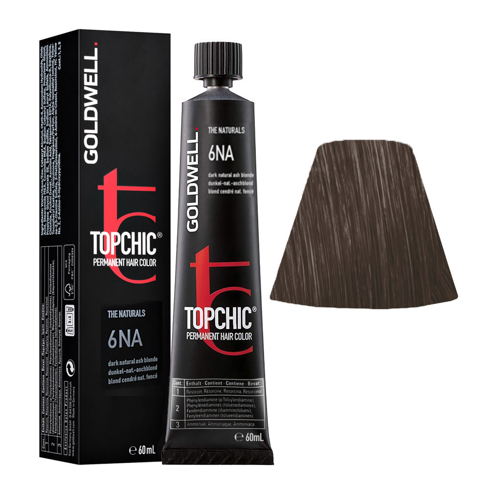 6NA Biondo scuro cenere naturale Goldwell Topchic Naturals tb 60ml