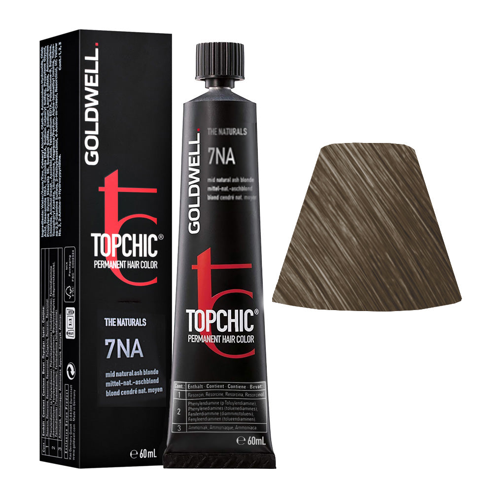 7NA Biondo medio cenere naturale Goldwell Topchic Naturals tb 60ml