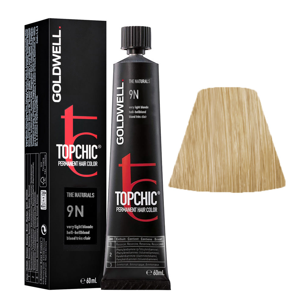 9N Biondo chiarissimo naturale Goldwell Topchic Naturals tb 60ml