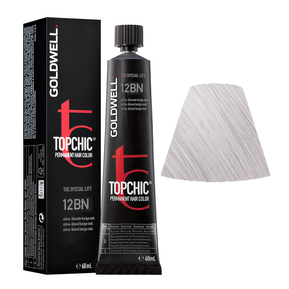12BN Biondo platino beige naturale Goldwell Topchic Special lift tb 60ml