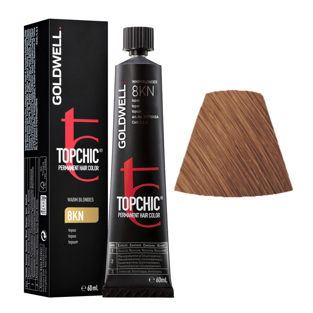 8KN Biondo topazio Goldwell Topchic Warm blondes tb 60ml