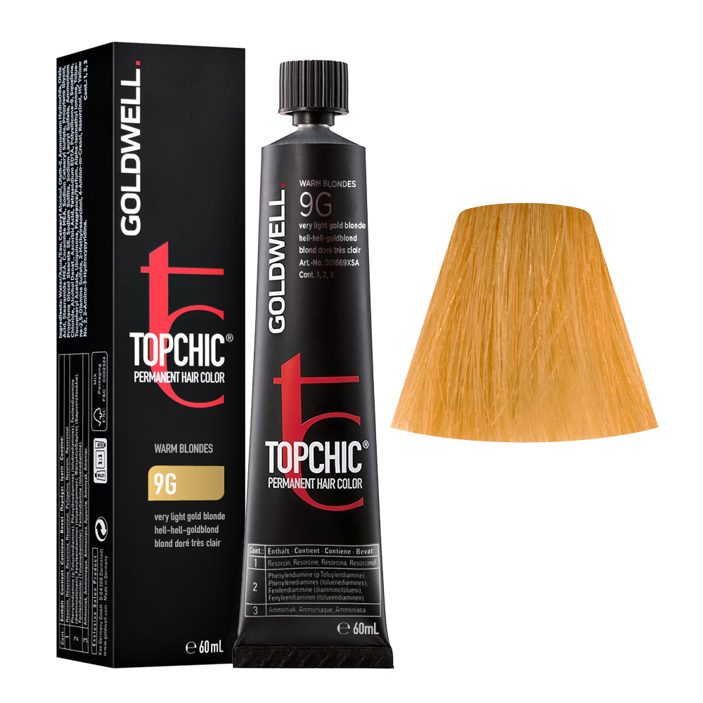9G Biondo chiarissimo dorato Goldwell Topchic Warm blondes tb 60ml