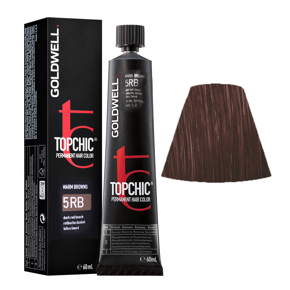 5RB Faggio rosso scuro Goldwell Topchic Warm browns tb 60ml
