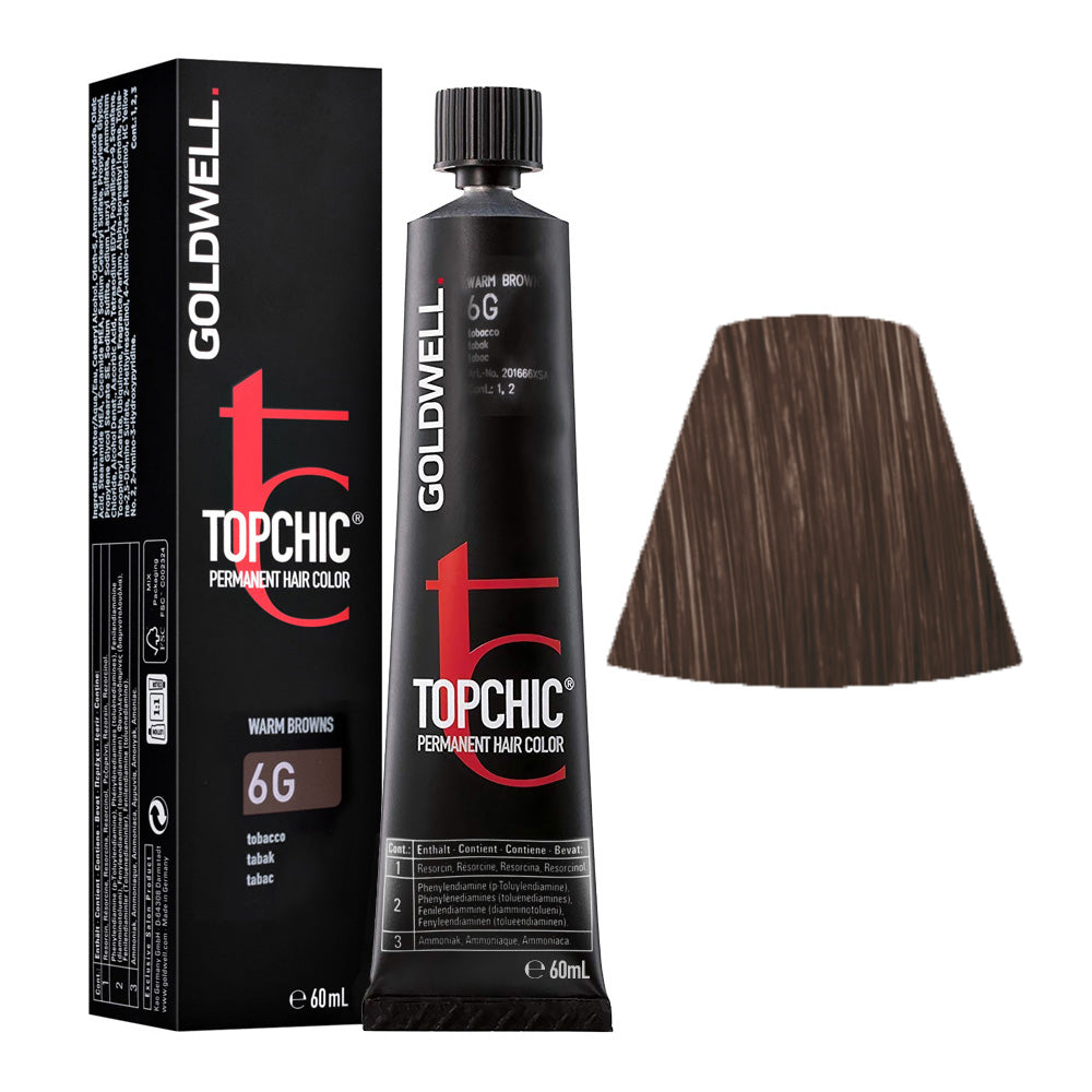 6G Biondo scuro tabacco Goldwell Topchic Warm browns tb 60ml
