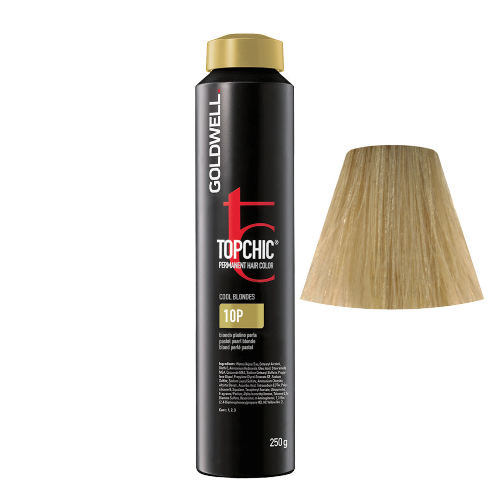 10P Biondo platino perla Goldwell Topchic Cool blondes can 250gr