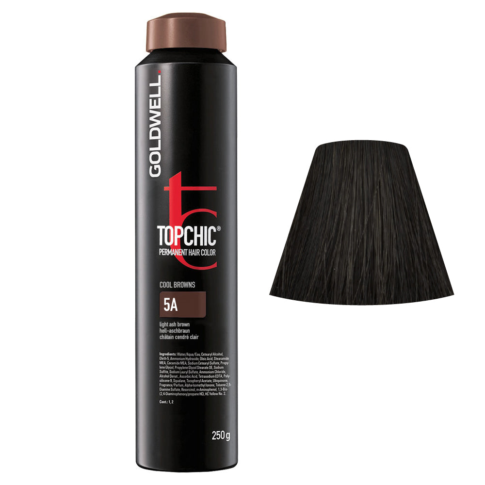 5A Castano chiaro cenere Goldwell Topchic Cool browns can 250gr