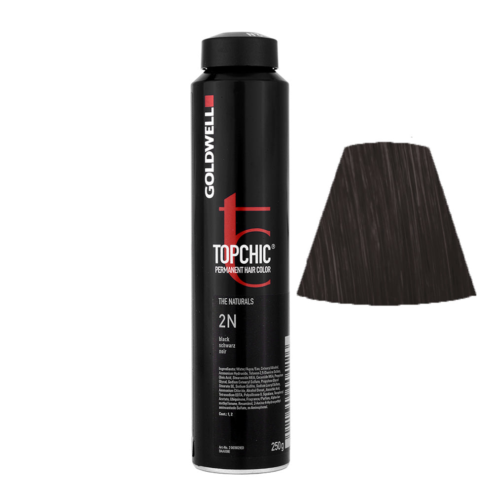 2N Nero naturale Goldwell Topchic Naturals can 250gr