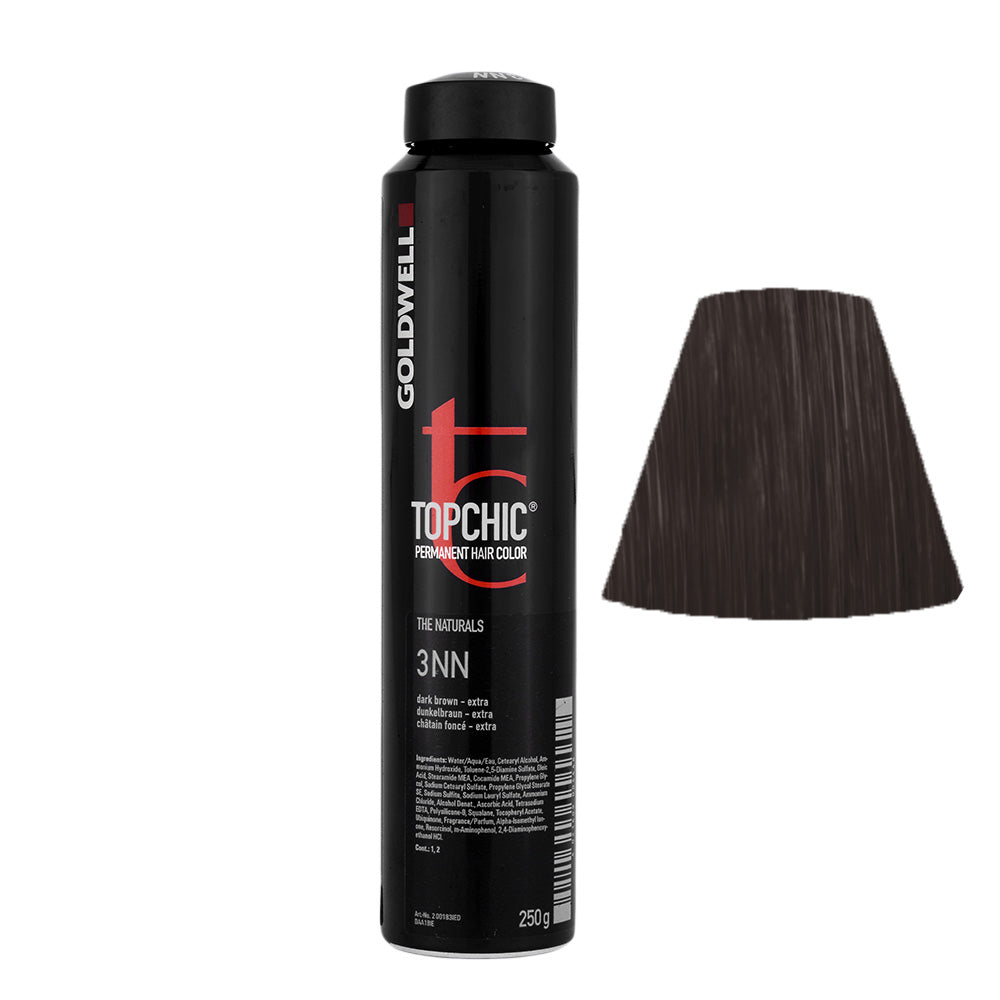 3NN Castano scuro intenso Goldwell Topchic Naturals can 250gr