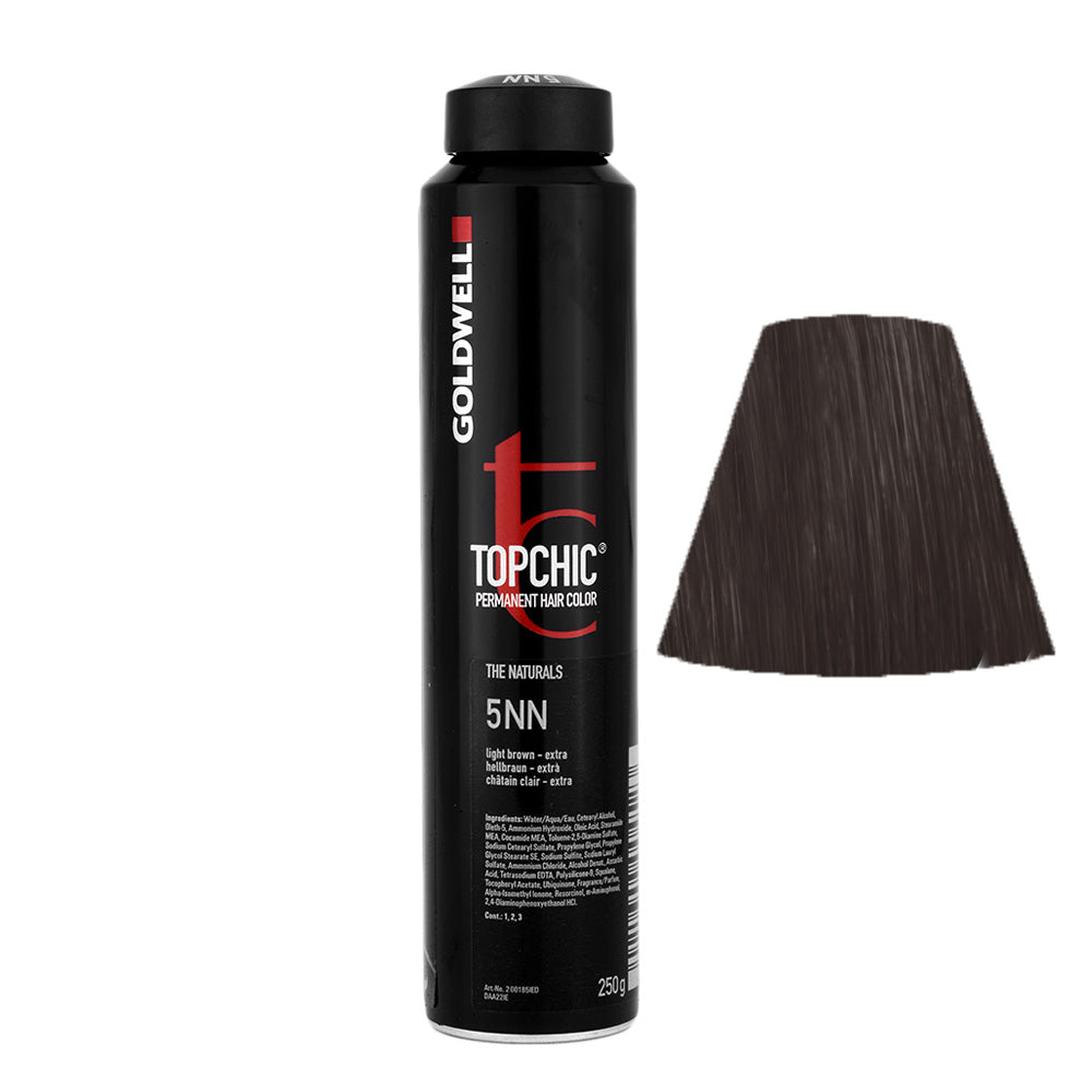 5NN Castano chiaro intenso Goldwell Topchic Naturals can 250gr