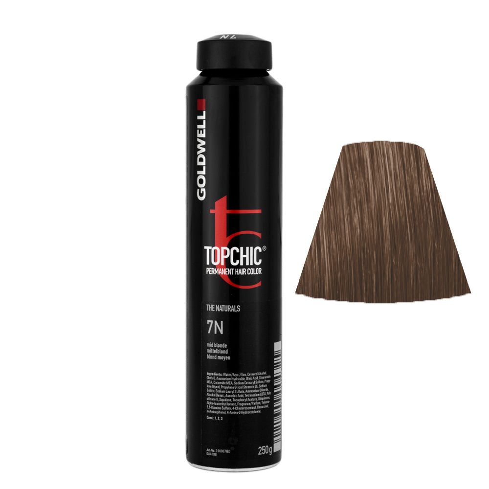 7N Biondo medio naturale Goldwell Topchic Naturals can 250gr