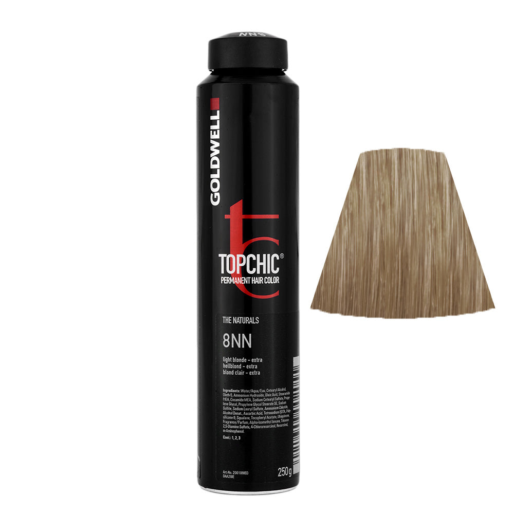 8NN Biondo chiaro intenso Goldwell Topchic Naturals can 250gr