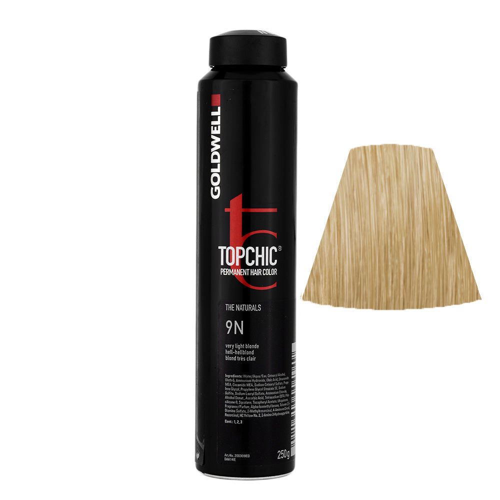9N Biondo chiarissimo naturale Goldwell Topchic Naturals can 250gr