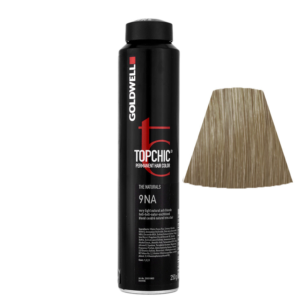 9NA Biondo chiarissimo cenere naturale Goldwell Topchic Naturals can 250gr