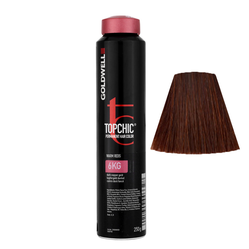 6KG Rame dorato scuro Goldwell Topchic Warm reds can 250gr