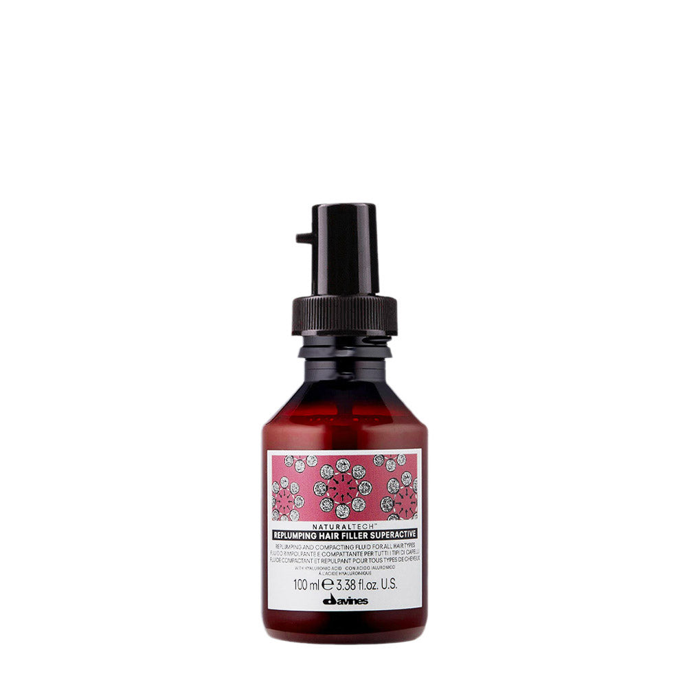 Davines Naturaltech Replumping Hair Filler Superactive 100ml - siero rimpolpante e compattante
