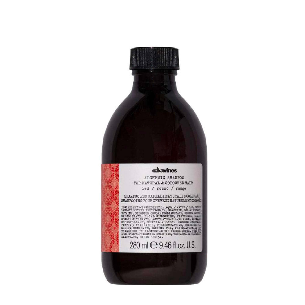 Davines Alchemic Shampoo Red 280ml - shampoo per intensificare i riflessi rossi
