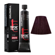 4R@VR Mogano scuro brillante illuminato viola rosso Goldwell Topchic Cool reds tb 60ml