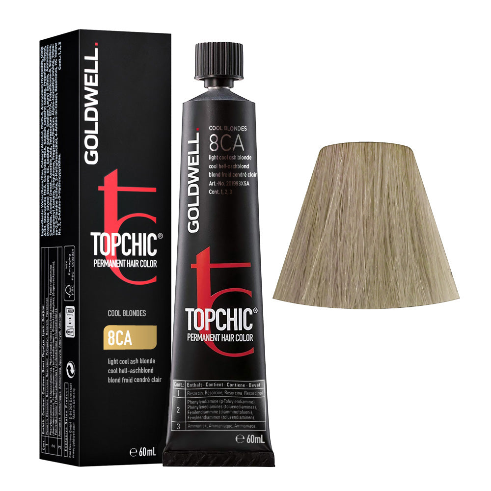 8CA Biondo freddo chiaro cenere Goldwell Topchic Cool blondes tb 60ml