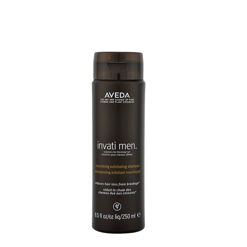 Aveda Invati Men Exfoliating Shampoo 250ml - shampoo esfoliante per capelli fini e diradati