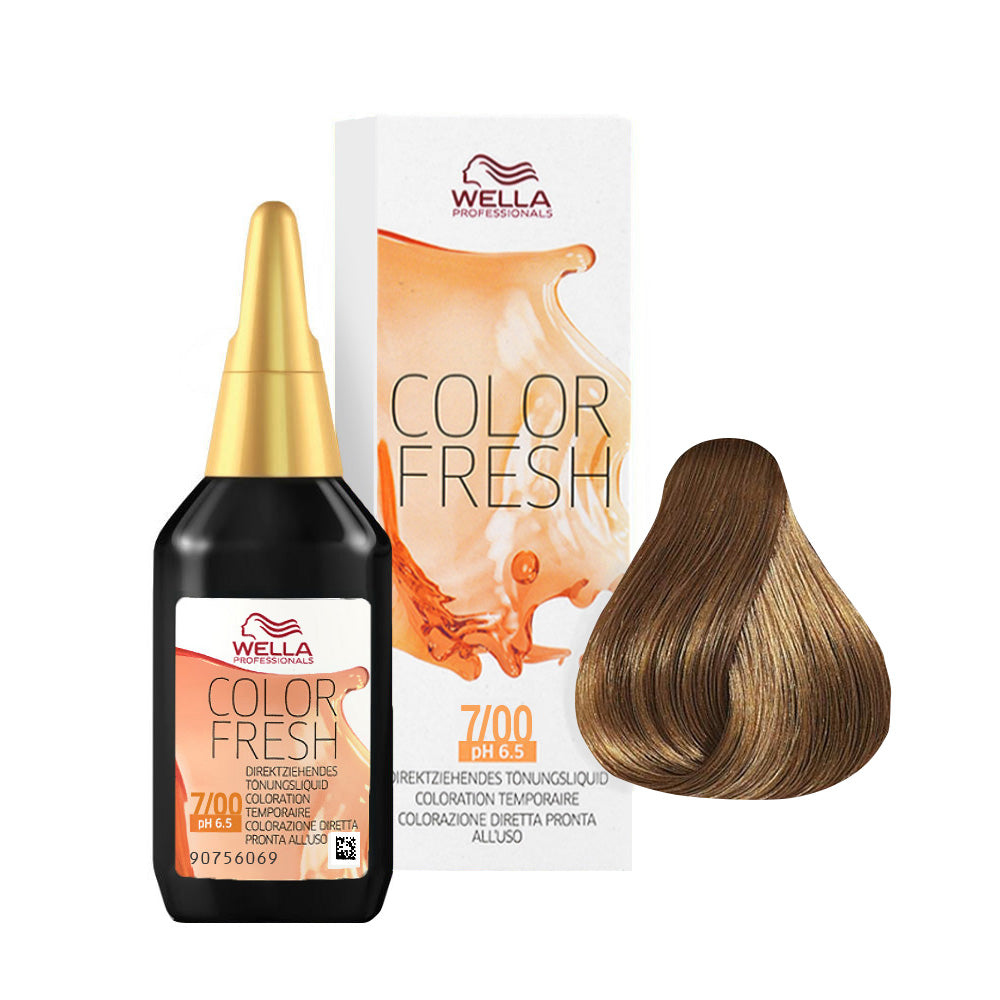Wella Color Fresh 7/00 Biondo Medio Naturale 75ml