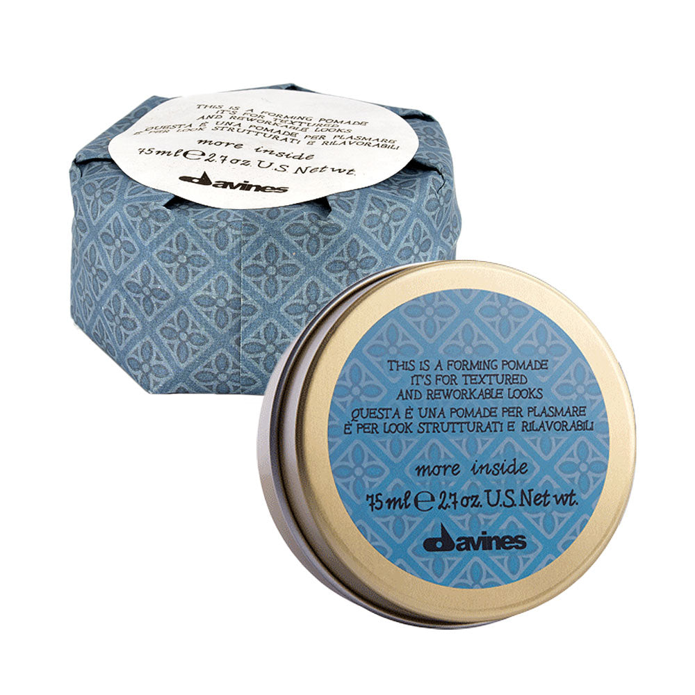 Davines More Inside Forming Pomade 75ml - pomata per plasmare effetto invisibile