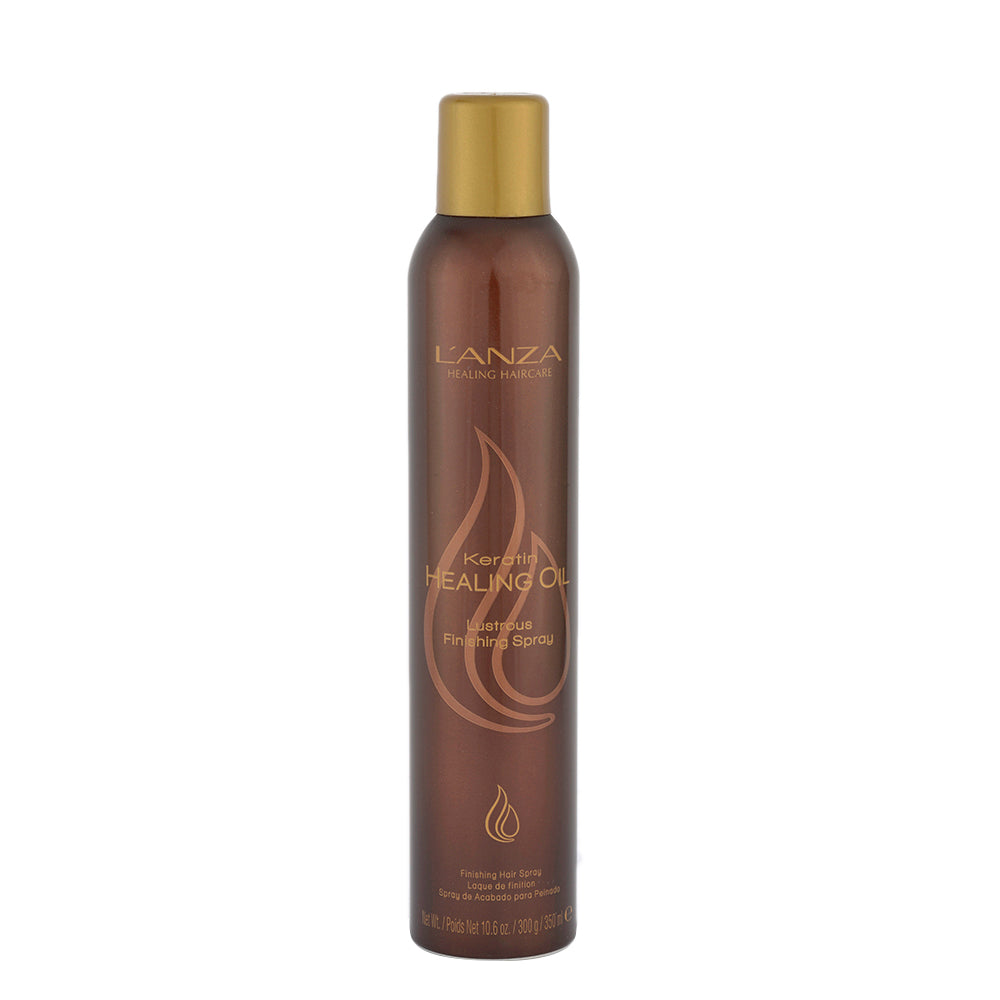 L' Anza Keratin Healing Oil Lustrous Finishing Spray 350m- lacca lucidante forte