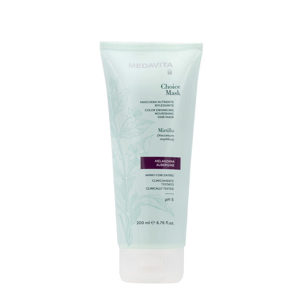 Medavita Lunghezze Choice Mask Aubergine 200ml  - maschera nutriente riflessante