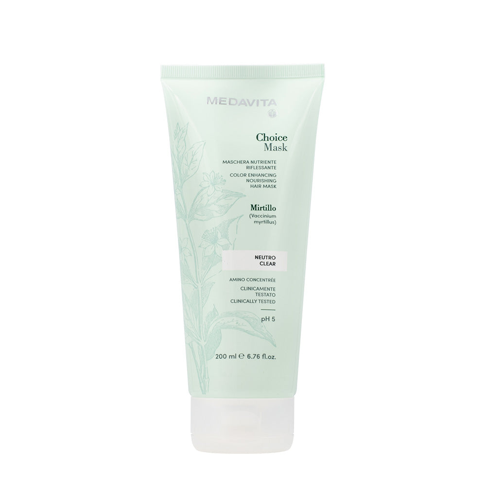Medavita Lunghezze Choice Mask Clear 200ml - maschera nutriente riflessante