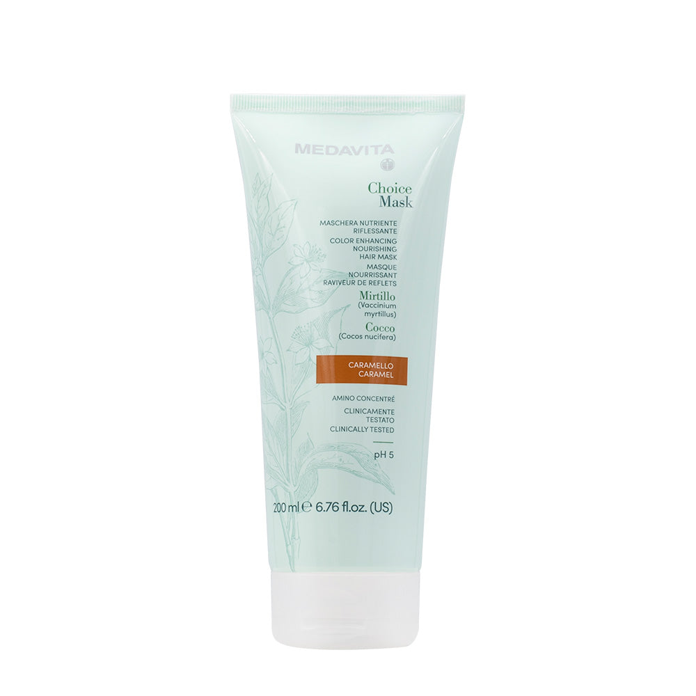 Medavita Lunghezze Choice Mask Caramel 200ml - maschera nutriente riflessante