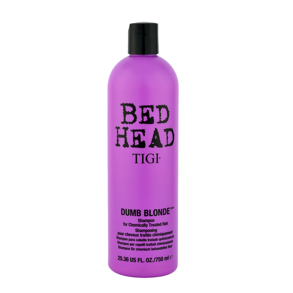 Tigi Bed Head Dumb Blonde Shampoo 750ml - shampoo capelli biondi trattati
