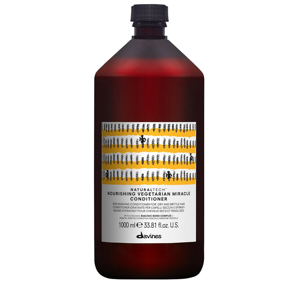 Davines Naturaltech Nourishing Vegetarian Miracle Conditioner 1000ml - balsamo