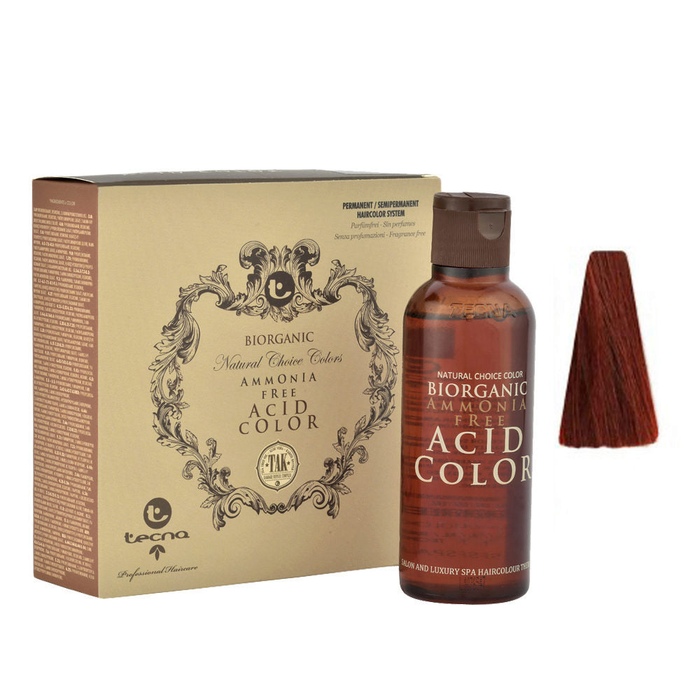 6.6 Biondo Scuro Rosso Tecna NCC Biorganic Acid Color 3x130ml