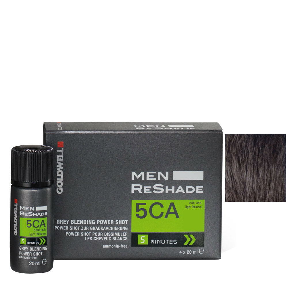 Goldwell Color Men Reshade 5CA Cenere Fredda Castano Chiaro 4x20ml - tinta uomo
